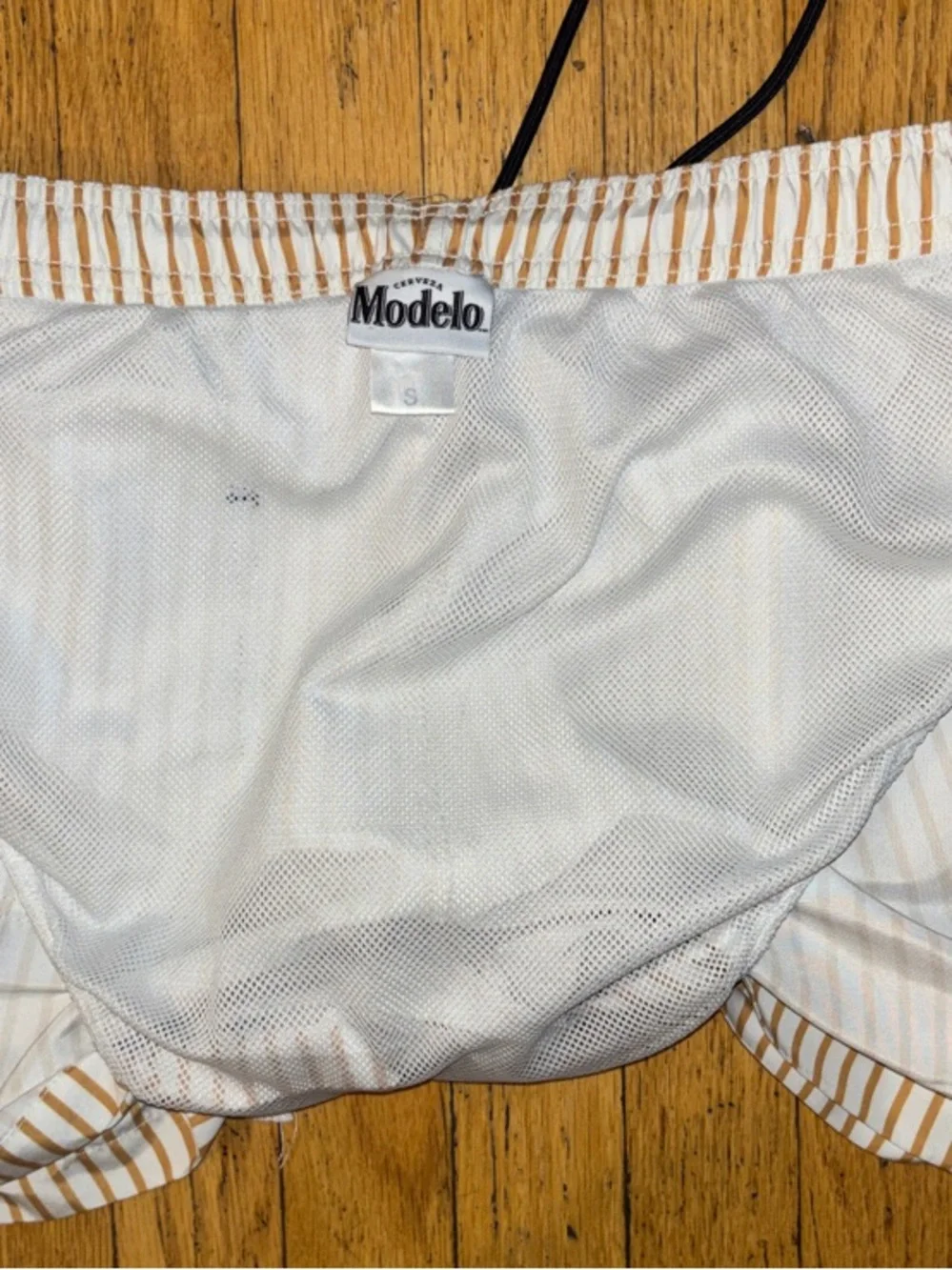 Cerveza Modelo 1925 Striped Swim Trunks - Small